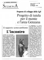 1990.05.20. Messaggero. Proposta cgil genzana